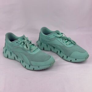 Reebok Pixel Mint Zig Dynamica Running Shoes Sz 6
